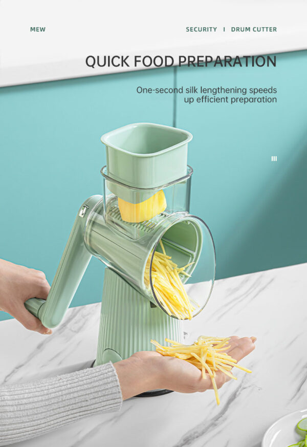 Kitchen Multifunction Grater Slicer Hand Roller Stormvegetable Cutter for Household - Image 16