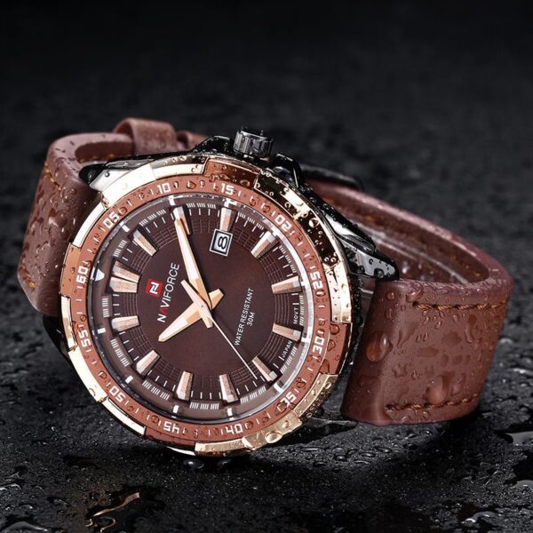NAVIFORCE Men's Quartz Watch Waterproof Wrist watch - Image 3