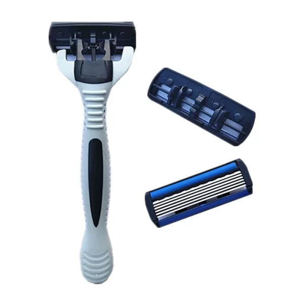 7pcs/set 1 Machine +6 Blades Best Shaving for Men's Replaceable Razor Blades - Image 3