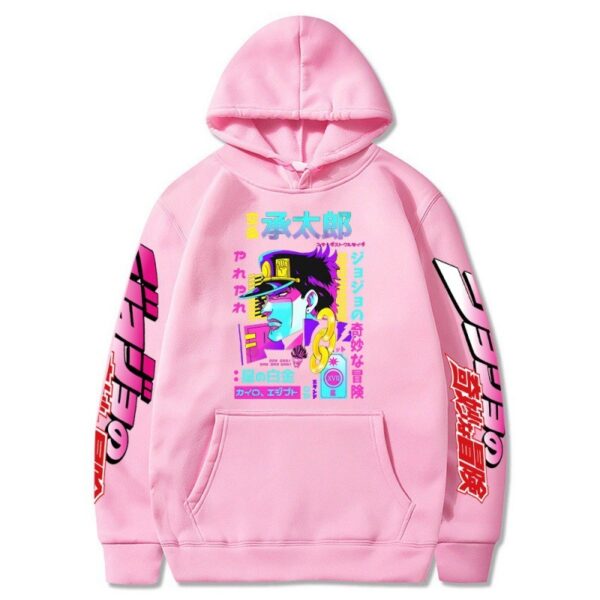 JOJO's Wonderful Adventure of Chengtaro Plush Hoodie Top Hoodie Anime Hoodie - Image 8