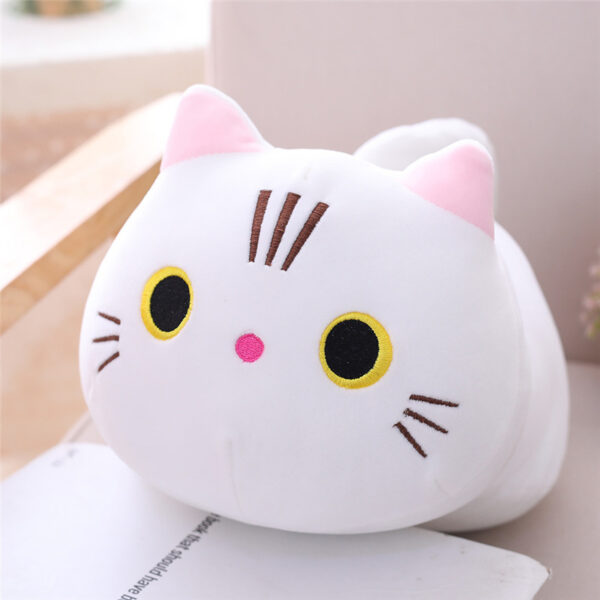 Mollusk Pillow Cute Cat Cylindrical Long Pillow Bedside Single Double Pillow Nap Pillow Office Pillow - Image 5