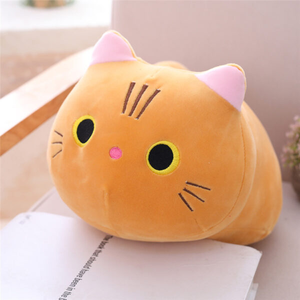 Mollusk Pillow Cute Cat Cylindrical Long Pillow Bedside Single Double Pillow Nap Pillow Office Pillow - Image 7
