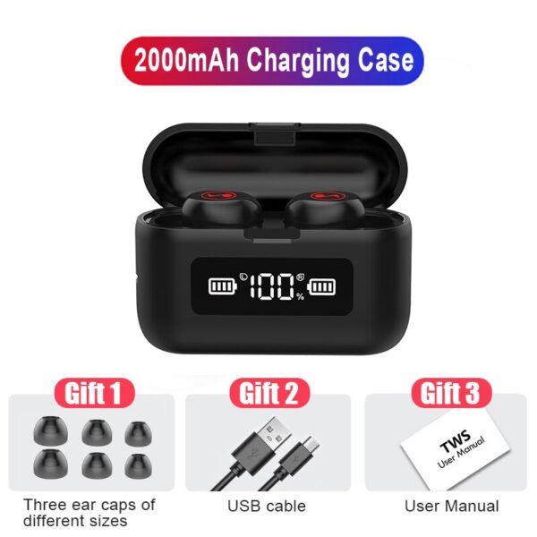 B281 Bluetooth Earphone Touch Earphones Wireless Headphones Bloototh Earphone - Image 7