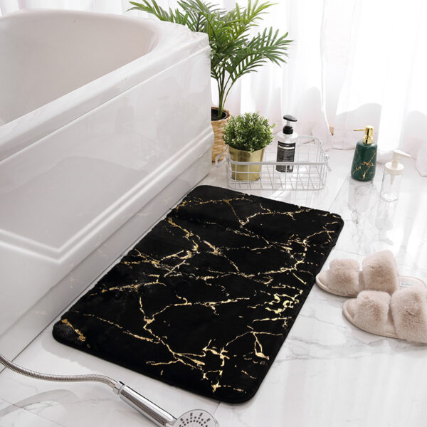 Bathroom Non-Slip Mat Imitation Rabbit Fur Carpet Bedroom Climbing Mat Thickened Living Room Bedside Foot Pad Bathroom Absorbent Floor Mat - Image 6