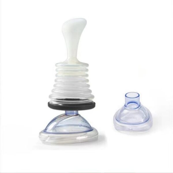 Respiratory trainer suffocation first aid mask artificial heart and lung Choking Emergency Device - Image 5