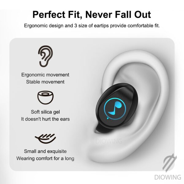 B281 Bluetooth Earphone Touch Earphones Wireless Headphones Bloototh Earphone - Image 5