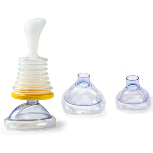 Respiratory trainer suffocation first aid mask artificial heart and lung Choking Emergency Device - Image 11