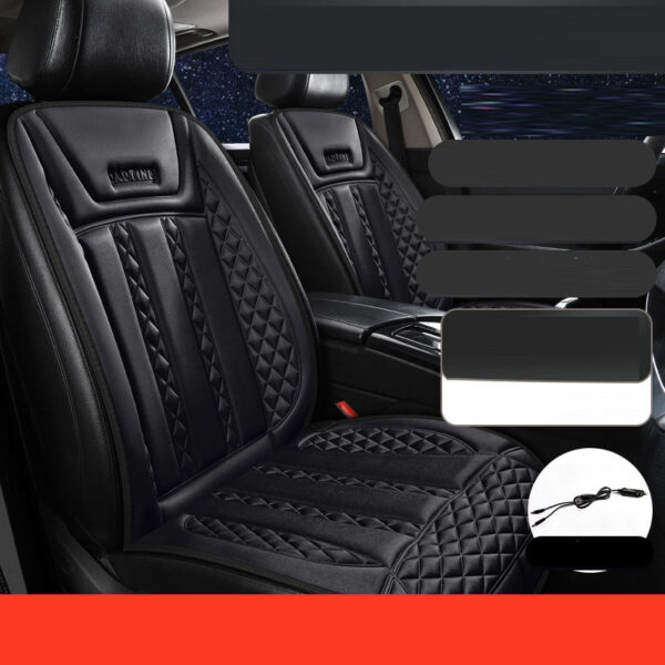 Car heated seat cushion winter single seat car electric heating modified plush seat cushion 12V24V warm - Image 11