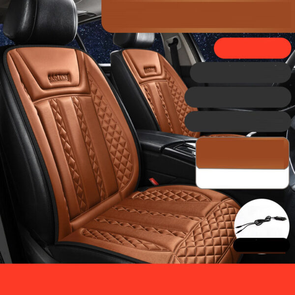 Car heated seat cushion winter single seat car electric heating modified plush seat cushion 12V24V warm - Image 13
