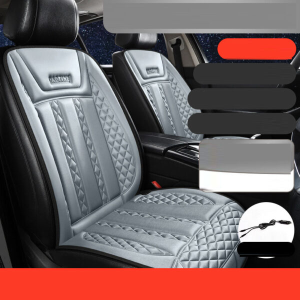 Car heated seat cushion winter single seat car electric heating modified plush seat cushion 12V24V warm - Image 12