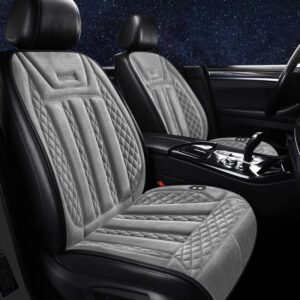 Car heated seat cushion winter single seat car electric heating modified plush seat cushion 12V24V warm
