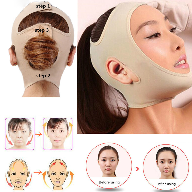 Delicate Facial Thin Face Mask Slimming Bandage Skin Care Belt Shape And Lift Reduce Double Chin Face Mask Face Thining Band - Image 7