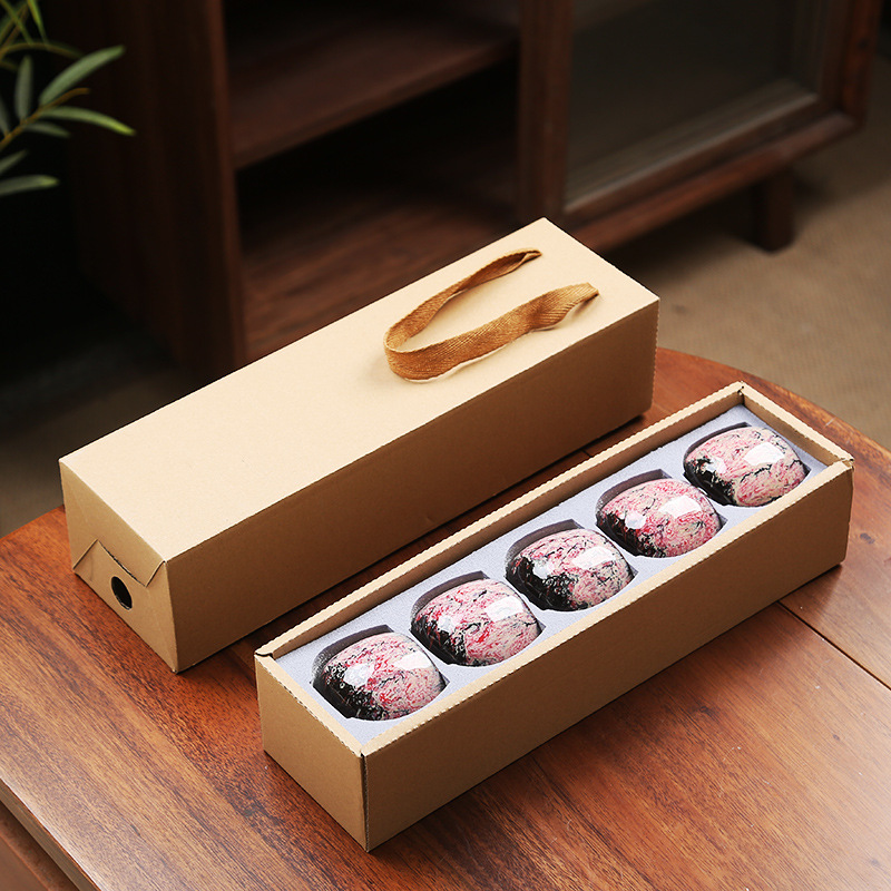 110ML Kung Fu Tea Set Single Cup Tenmoku Glaze Jian Zhan Master Cup Tea Bowl Egg-shaped Small Tea Bowl - Image 18