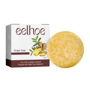 EELHOE Ginger Soap, White Hair Repair Natural Black Hair Moisturizing Soft Clean And Nourishing Hair Care Shampoo Soap