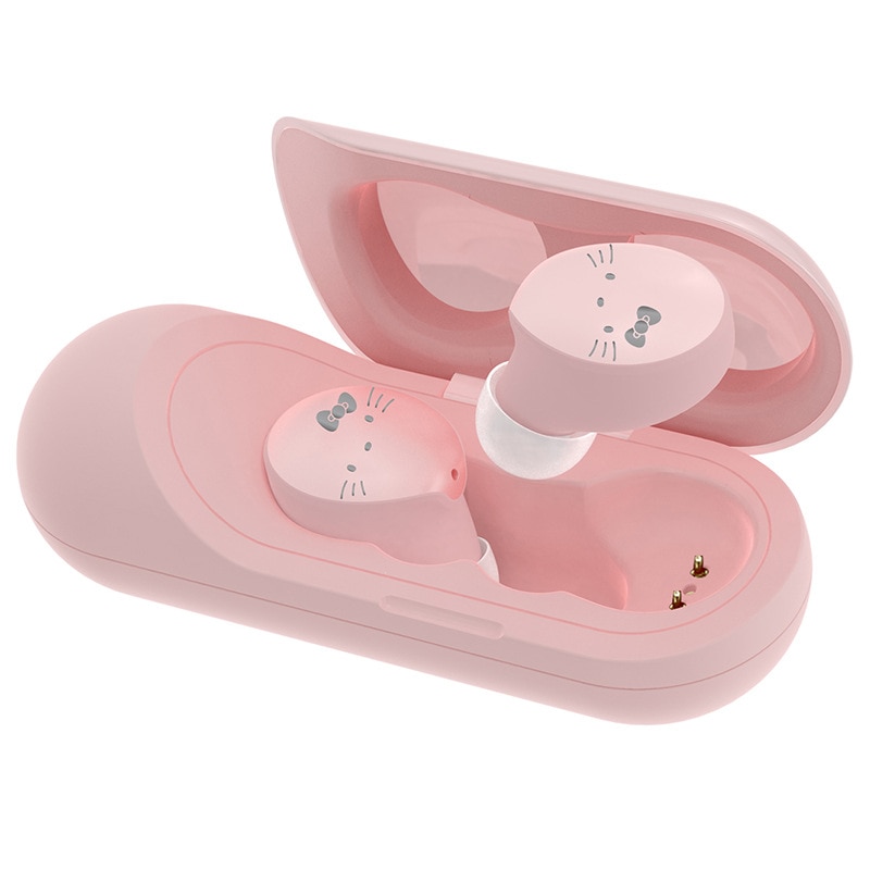Hello Kitty WIreless Bluetooth Earphone With Charging Case Smart Touch HiFi Earphone Mini Headset Noise Reduction Earphones - Image 6