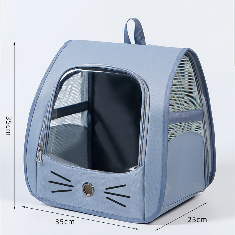 Pet Carrier Backpack, Travel Bag for Small Dogs and Cats, Breathable Mesh Car & Outdoor Carrier - Image 2