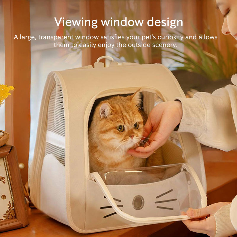 Pet Carrier Backpack, Travel Bag for Small Dogs and Cats, Breathable Mesh Car & Outdoor Carrier - Image 10
