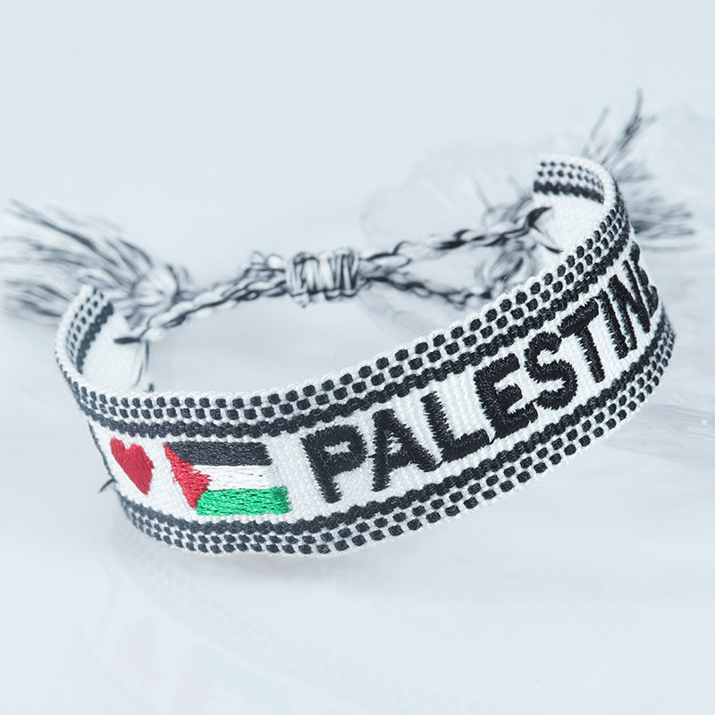 Embroidered Eiffel Tower ethnic style woven ribbon wrist strap Paris Sports Games wristband souvenir from France - Image 14
